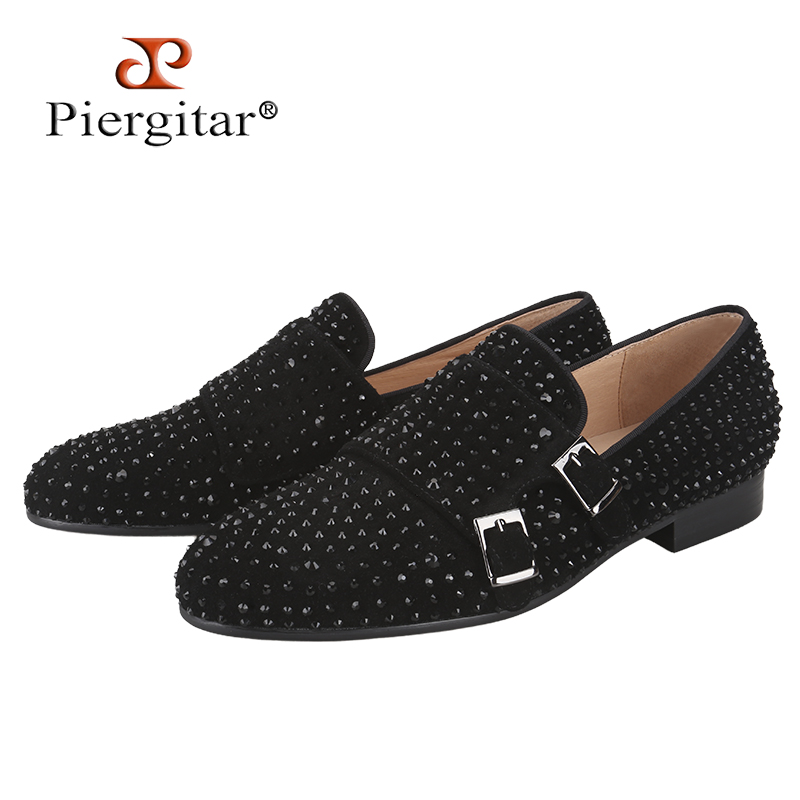 Piergitar/Новые черные замшевы – обзор и цена Men'S Formal Party Wear Shoes