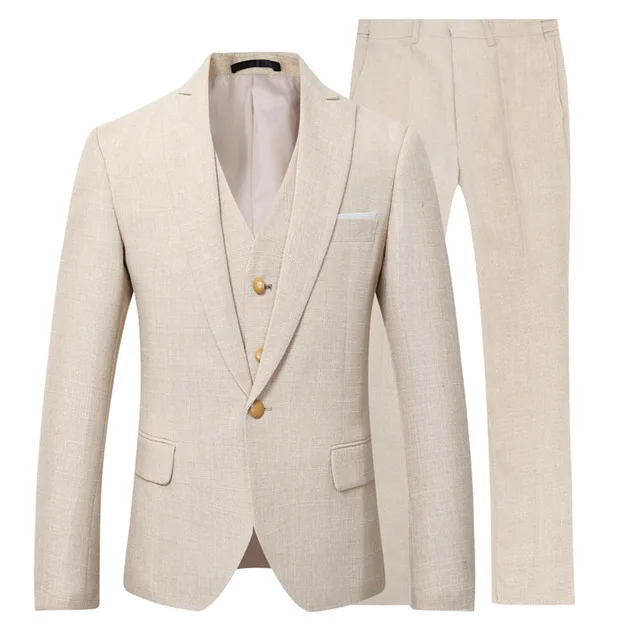 Костюм мужской льняной повседн – обзор и цена Men Linen Formal Wear