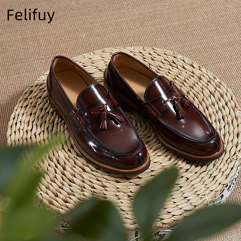 Новые коричневые мужские лофер – обзор и цена Men'S Formal Party Wear Shoes