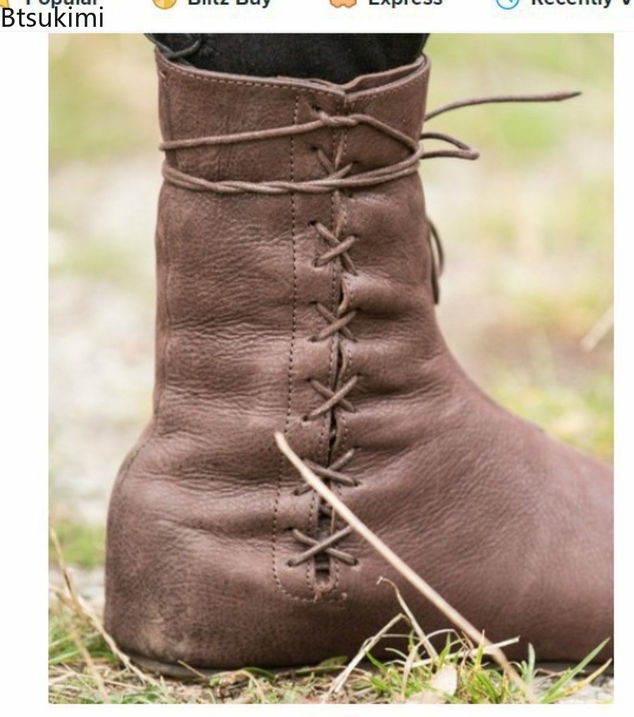 Мужские средневековые ботинки  – обзор и цена Men Formal Wear With Boots