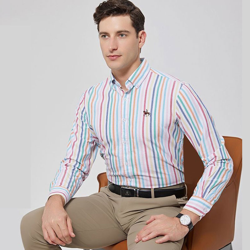Рубашка мужская из ткани Оксфо – обзор и цена Large Men Formal Wear