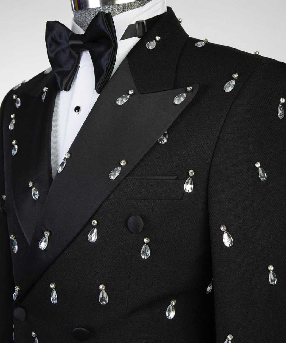 Большие хрустальные свадебные  – обзор и цена Large Men Formal Wear