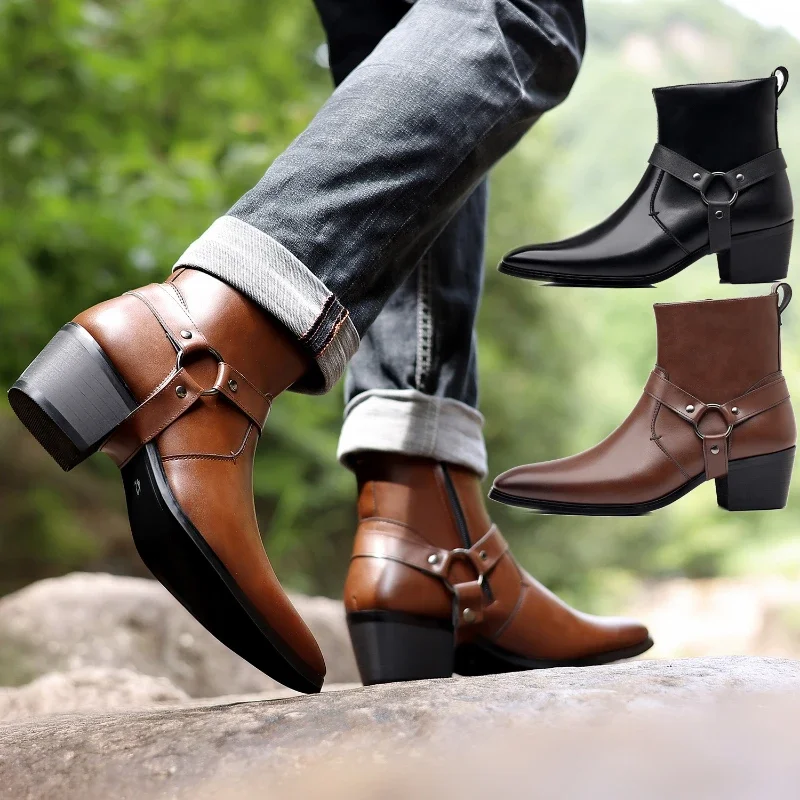 Мужские ботинки Модельерские б – обзор и цена Men Formal Wear With Boots